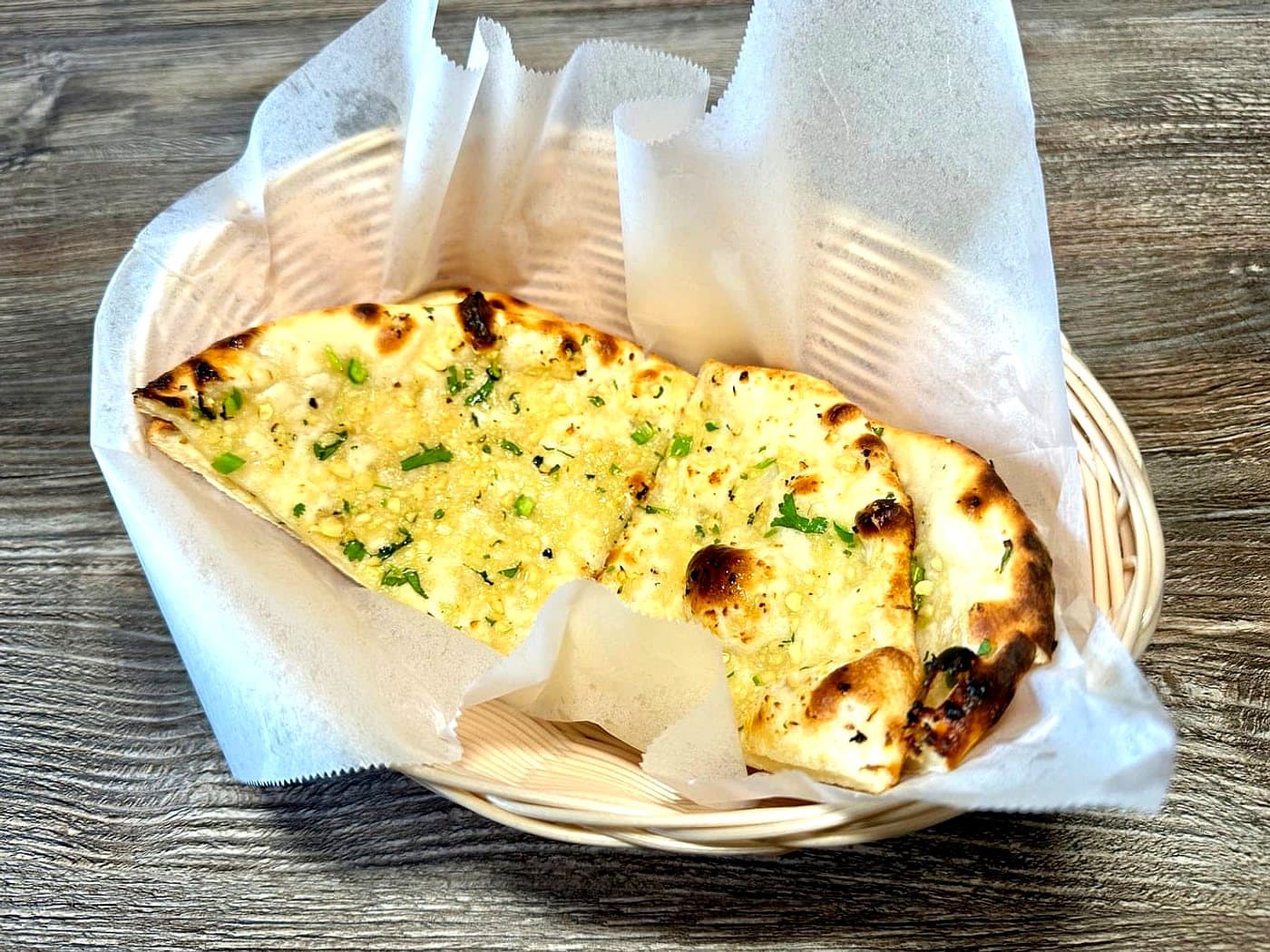 Plain Naan at Mint Indian Bistro Las Vegas