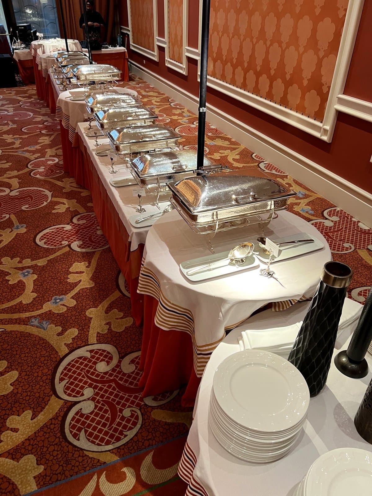 Mint Indian Bistro Flamingo Las Vegas lunch buffet spread